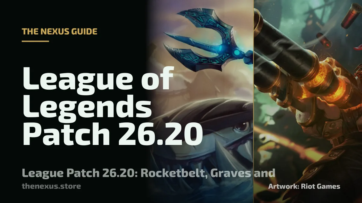 League Patch 26.20: Rocketbelt, Graves and Fizz Get Reined In Before Worlds